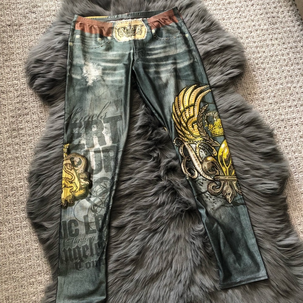 Bejeweled by Susan Fixel leggings